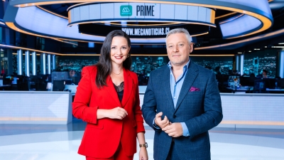 Andrea Aristegui y Juan Manuel Astorga